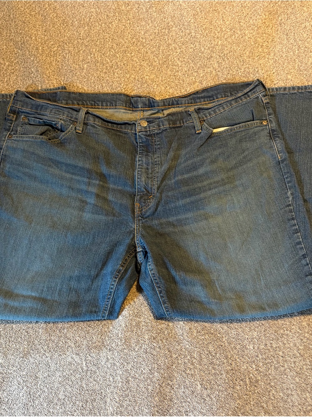 Levi Strauss 541 Men's Jeans 48x30, Dark Blue Denim - Picture 5 of 9